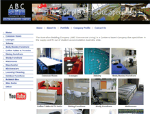 Tablet Screenshot of abccommercialliving.com.au